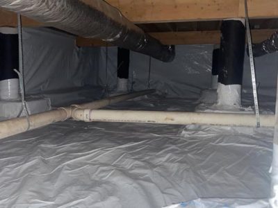 Crawlspace Encapsulation Installation