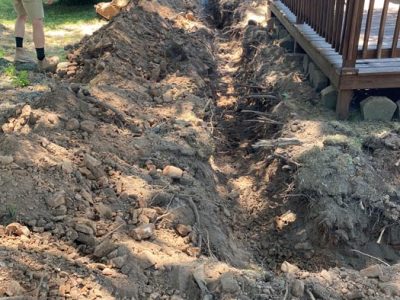 French Drain System Installation