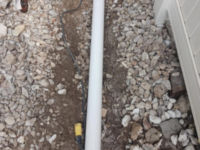 gutter exterior drainage