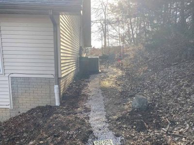 Home Exterior Drainage Installation