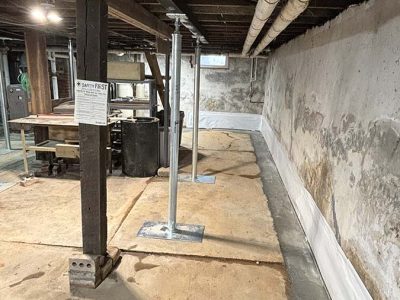 Residential Basement Waterproofing System