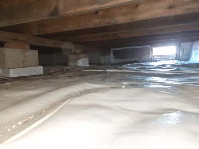 Top Quality Crawlspace Vapor Barrier Installation