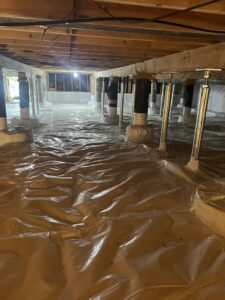 Crawlspace Support Installation Project
