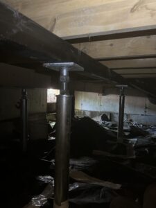 New Galvanized Steel Floor Support