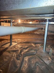 New Floor Supports Installation