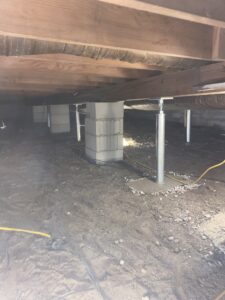 Galvanized Steel Floor Support Installation