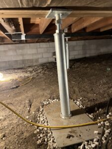 Galvanized Steel Floor Support Installation Project