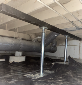 Quality Floor Support Jacks Installation