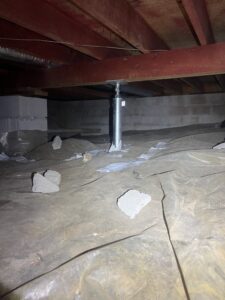 Floor Support Jacks Installation