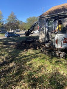 Foundation Push Pier Installation