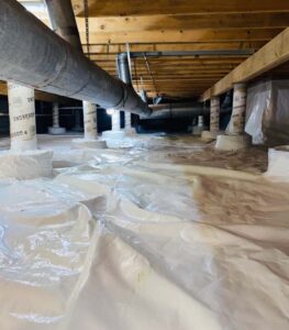 Crawlspace Barrier Installation