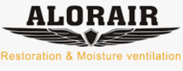 ALORAIR logo with a winged shield graphic and the text