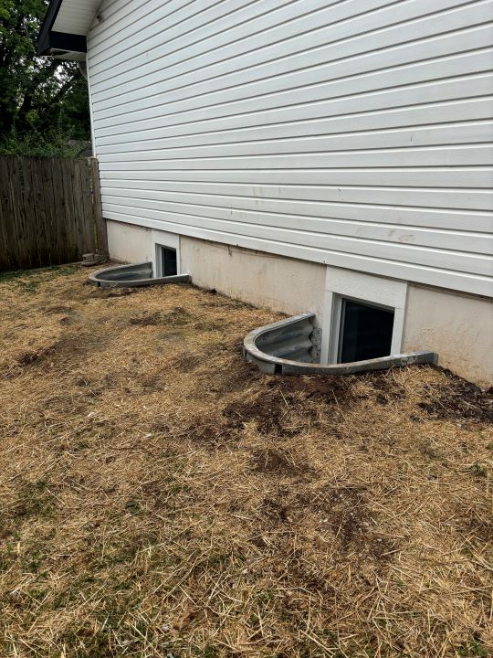 Egress window installation